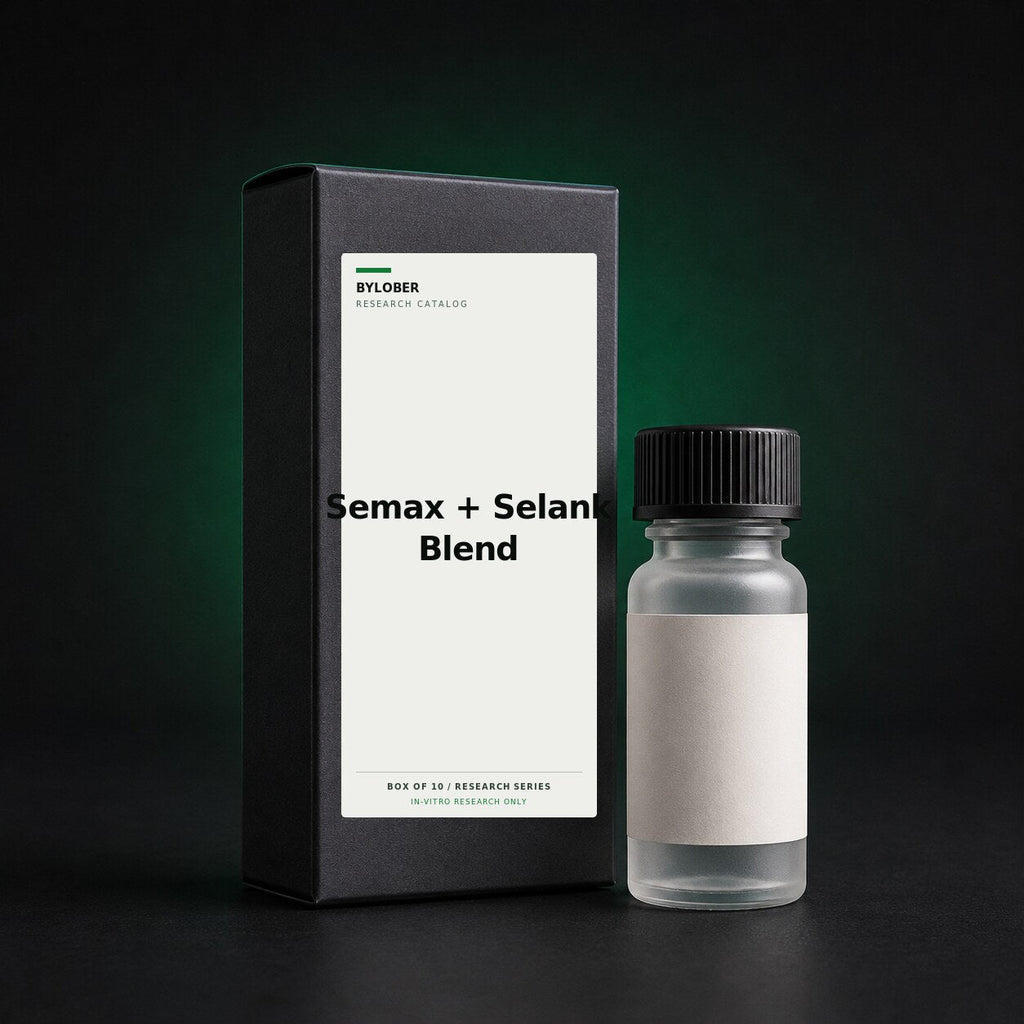 Semax + Selank Blend — Box of 10 — Bylober modern research catalog packshot
