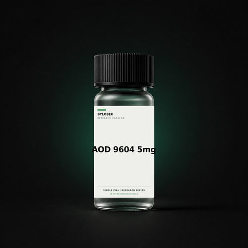 AOD 9604 5mg — Bylober modern research catalog packshot