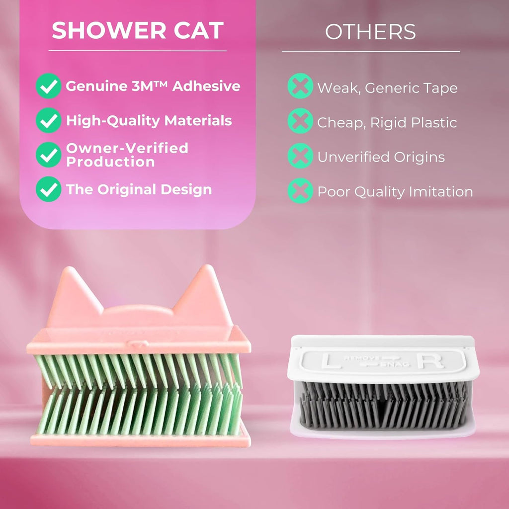 Silicone hair catcher installation