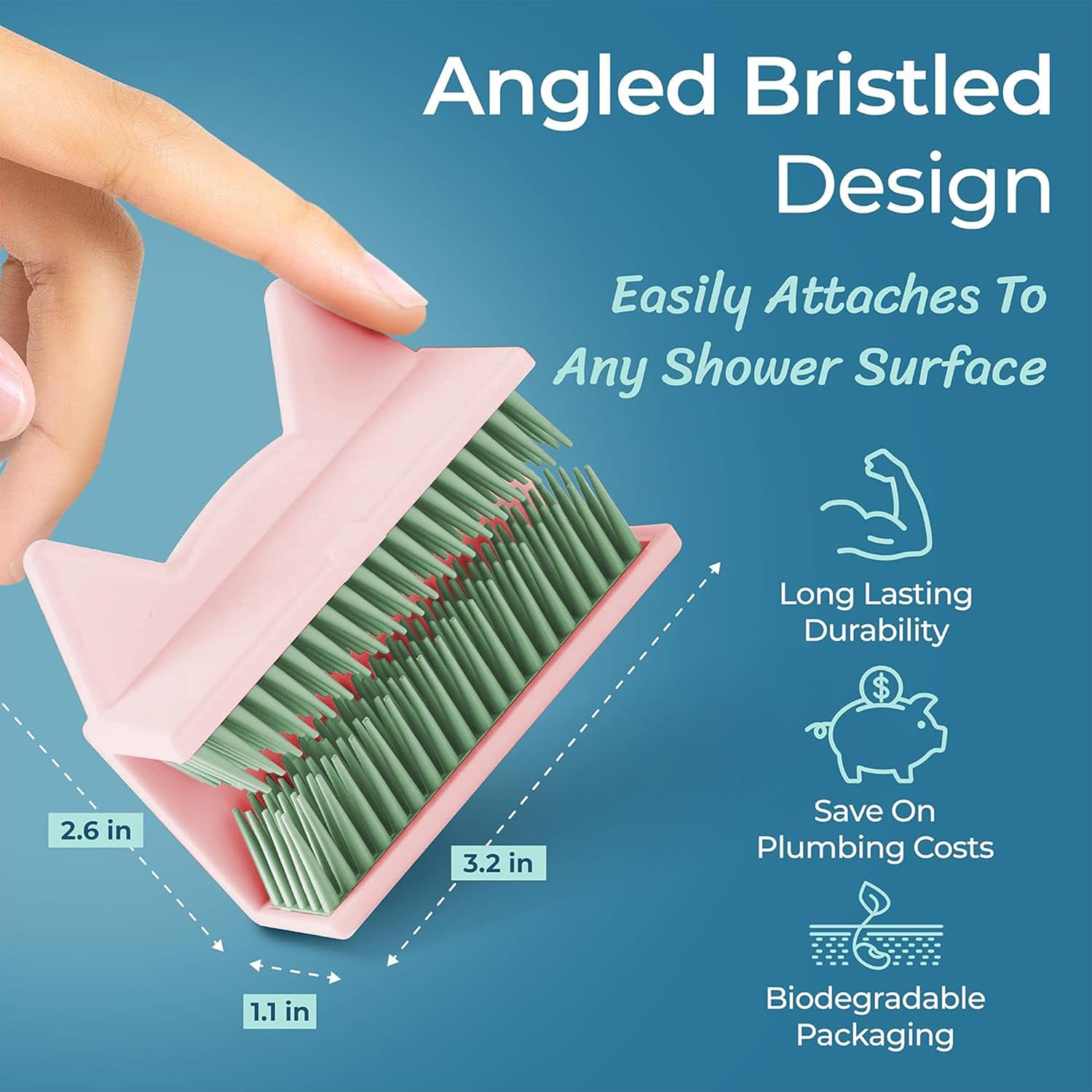 Shower hair catcher details